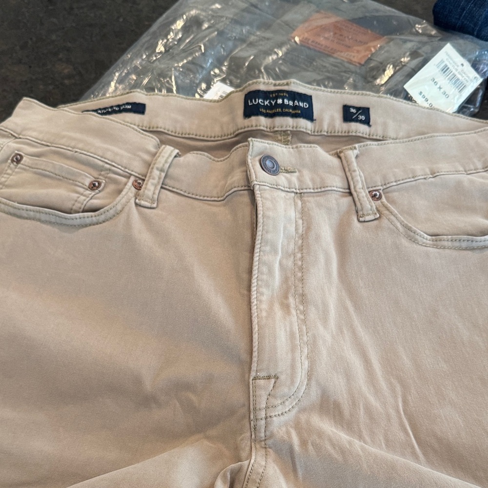 Lucky Brand (1) Tan (1) Moss green Denim Pants
